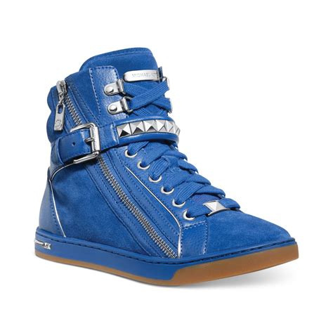 michael kors sneakers women blue|blue Michael Kors heels.